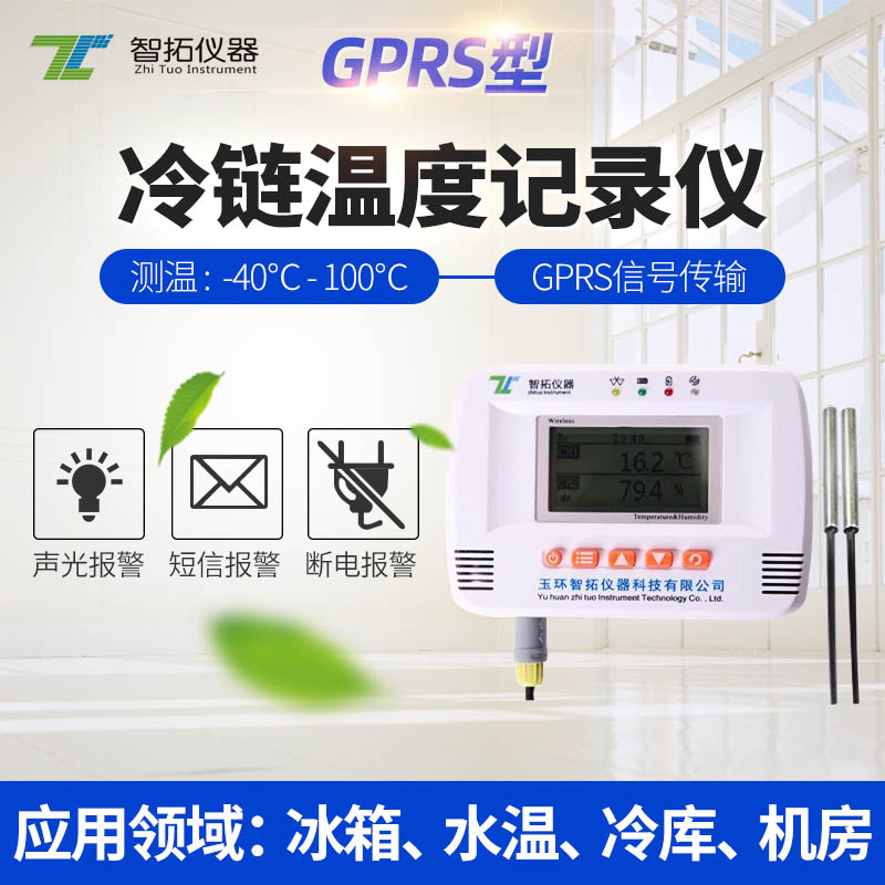 GPRS双路温度记录仪